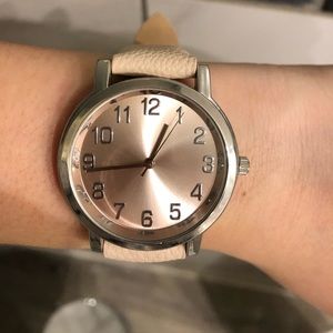 Blush wrist watch
